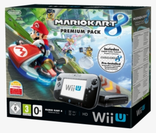 Cool Nintendo Wii U Premium Pack Mario Kart 8 Pre Installer Console Wii U Mario Kart 8 Png Image Transparent Png Free Download On Seekpng
