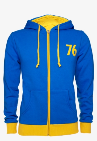 Fallout Zip Hoodie Vault - Sudadera Fallout 76 PNG Image | Transparent ...