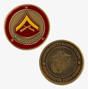 USMC Corporal Rank Challenge Coin - SGT GRIT