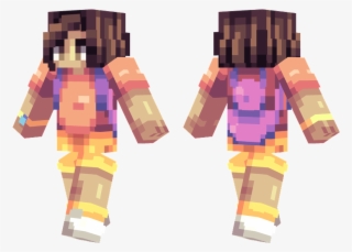 Dora The Explorer - Dora Minecraft Skin PNG Image | Transparent PNG ...