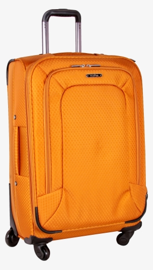 orange suitcase