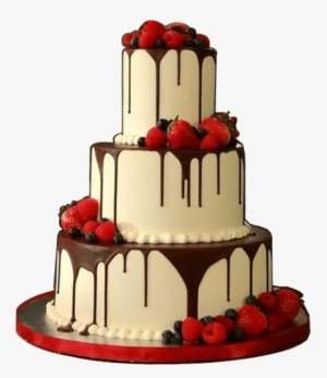 Golden Line 3 Layer Cake - Wedding Cake PNG Image | Transparent PNG ...