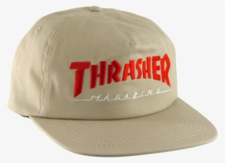 Thrasher Logo Hat - Baseball Cap PNG 