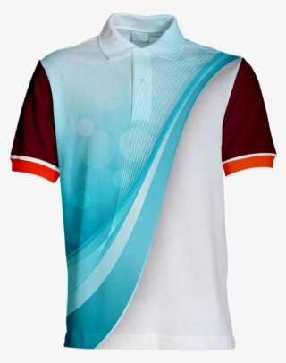Sublimation Polo Fsps-02 - Sublimation Polo Shirt Design PNG Image
