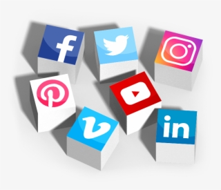 Social Media Advertising - Social Media Icon Hanging PNG Image ...