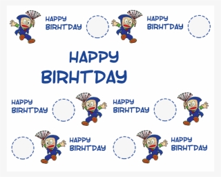 Download Best Ninja Hattori Personalised Birthday Banner With Cartoon Png Image Transparent Png Free Download On Seekpng